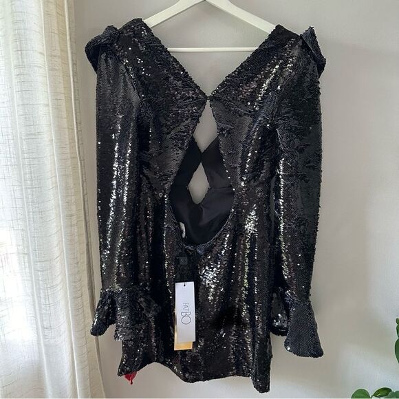 PatBO Cut Out Sequin Mini Dress - Picture 8 of 13